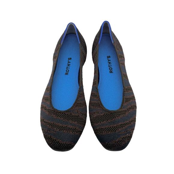 Rothy’s The Square Sapphire Zebra‎ Limited Edition Women’s Size 9.5 - Picture 5 of 9